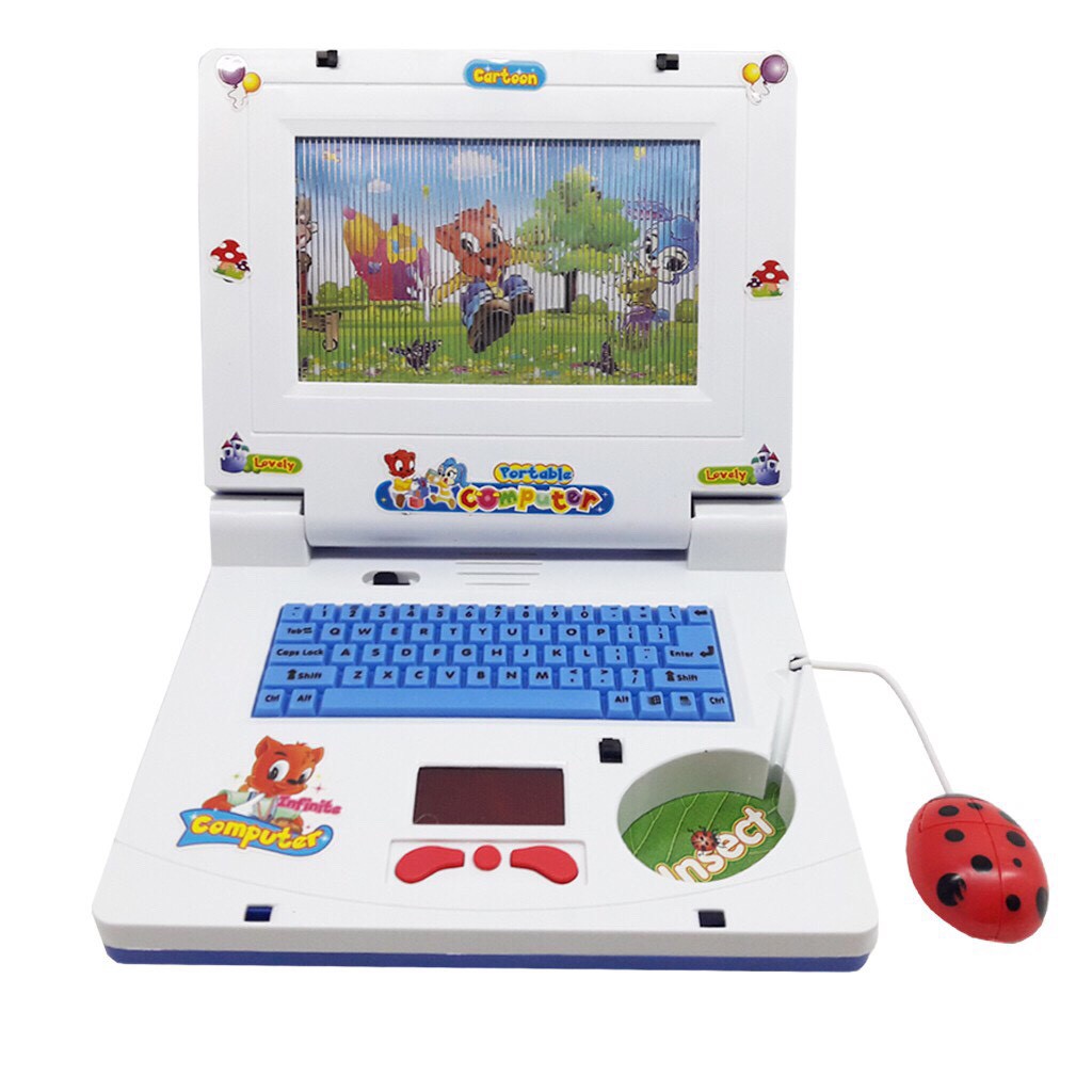 Laptop pentru copii, muzical, tastatura si mouse