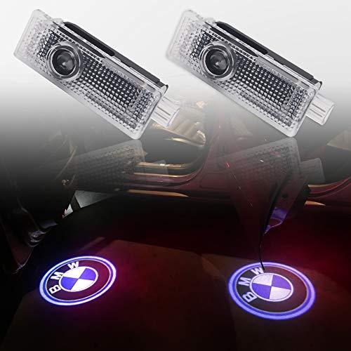 Set 2 holograme LED cu logo BMW, pentru portiere