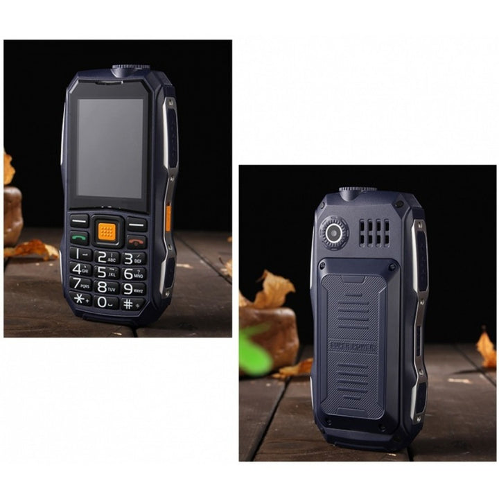 Telefon Militar 2800 mAh, Dual SIM, Radio FM, lanterna