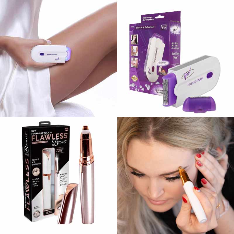 Pachet cosmetic complet: Epilator corp + Trimmer facial