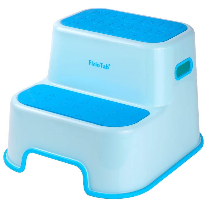 Scaunel inaltator WC pentru copii, FizioTab®Kids, Albastru