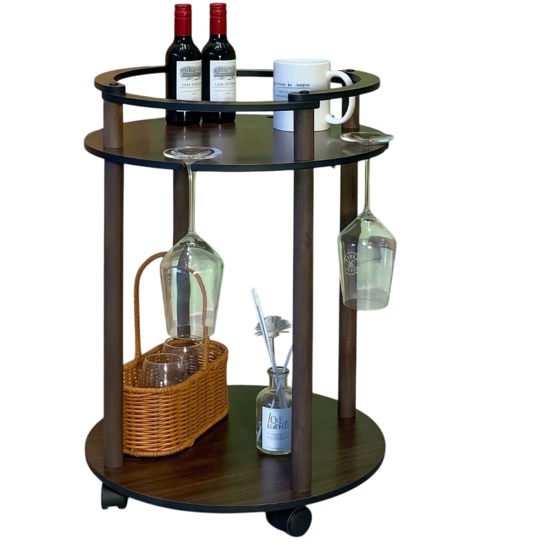 Masa rotunda, 2 blaturi din MDF, 54 cm