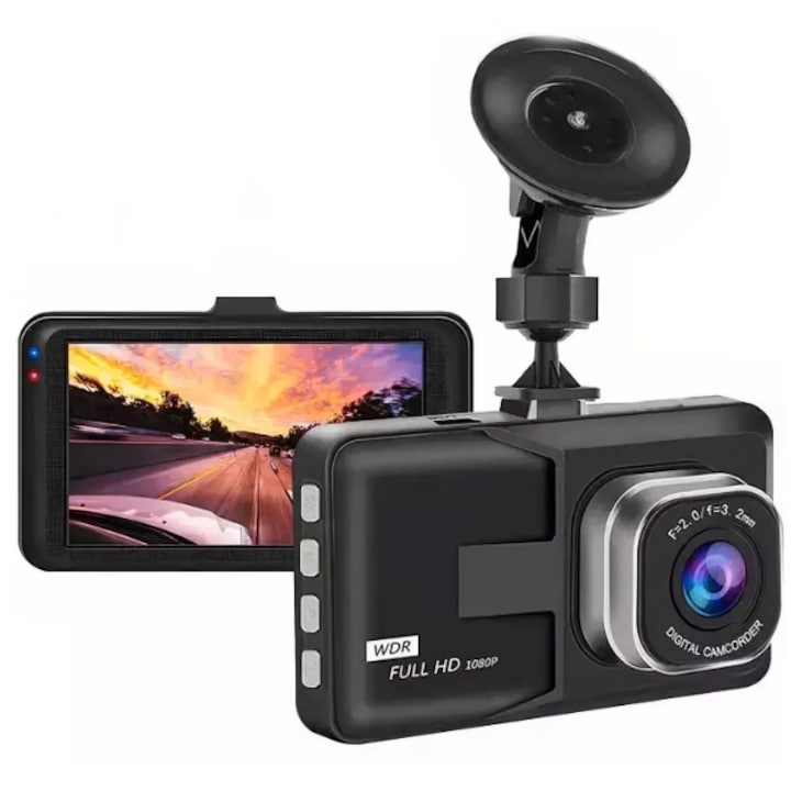 Camera Auto DVR Full HD 1080p, Ecran LCD 3 Inch, Senzor G