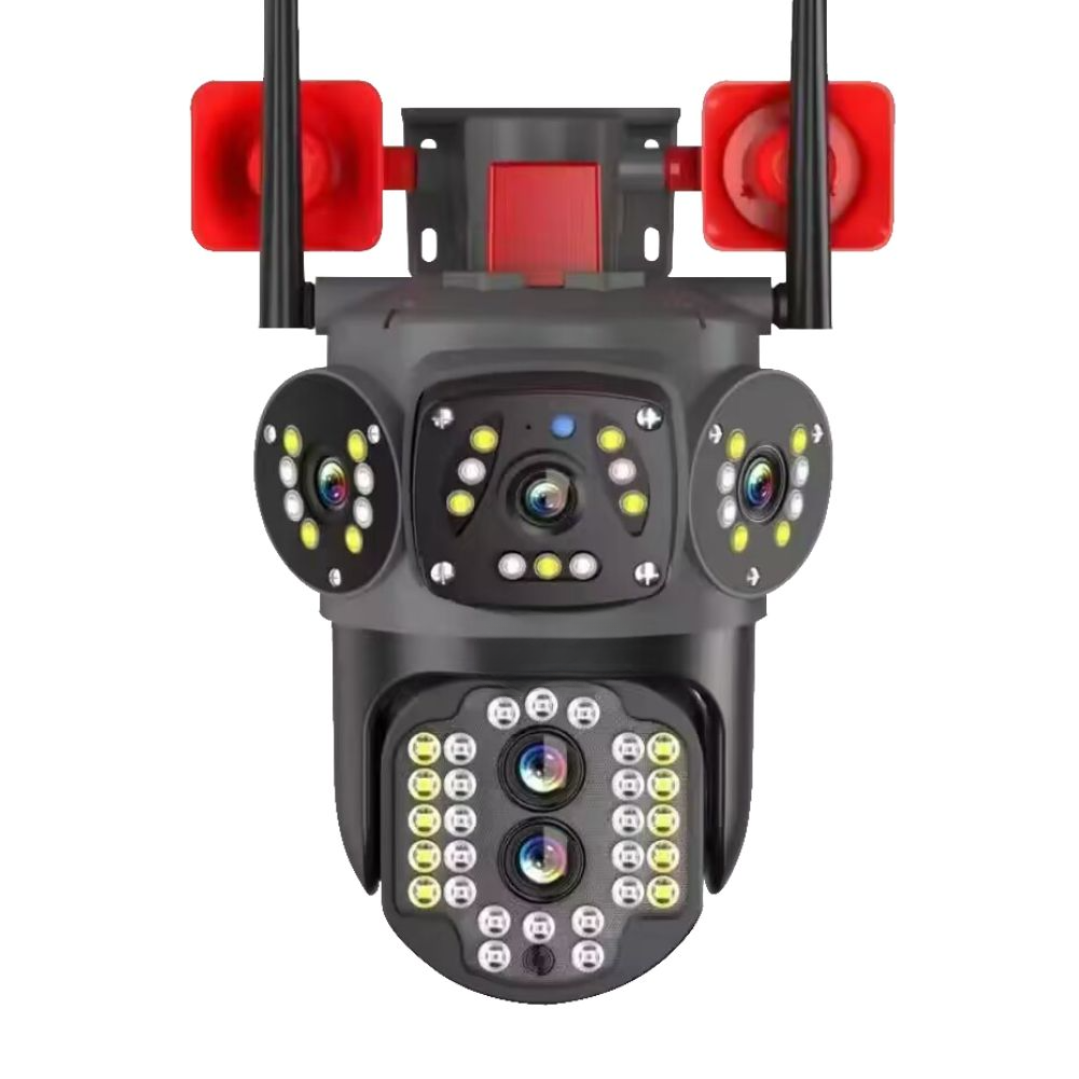 Camera supraveghere 3 camere video Wi-Fi, CCTV PTZ