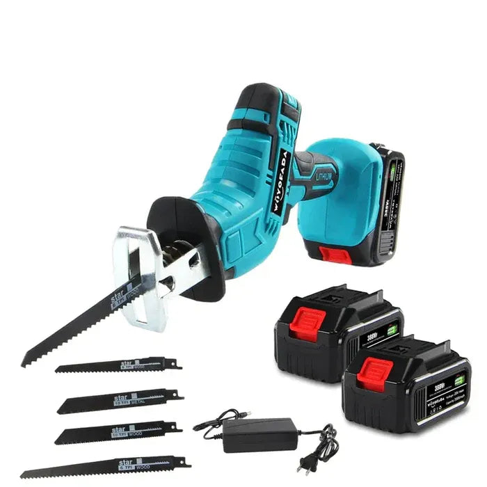 Fierastrau electric sabie, 2 acumulatori, 48V, 4 panze