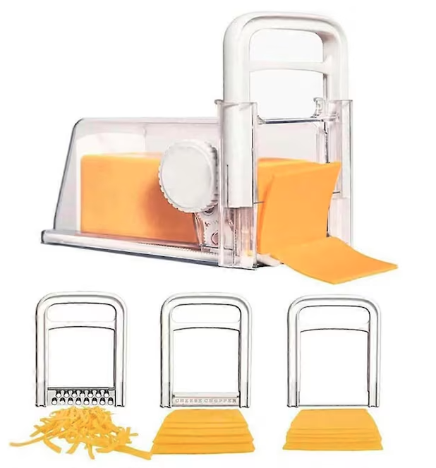 Cutie cu feliator branza/cascaval, recipient etans