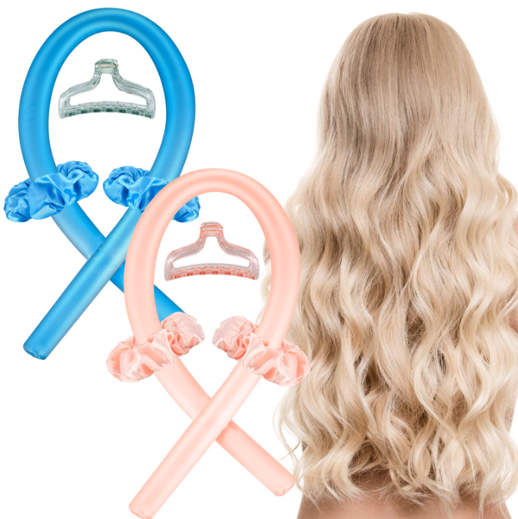 Set 2 x dispozitiv ondulat parul, bucle naturale fara caldura