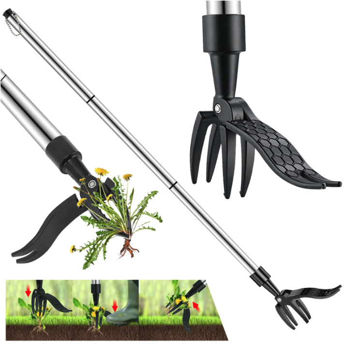 Dispozitiv extensibil pentru scos radacinile sau buruienile