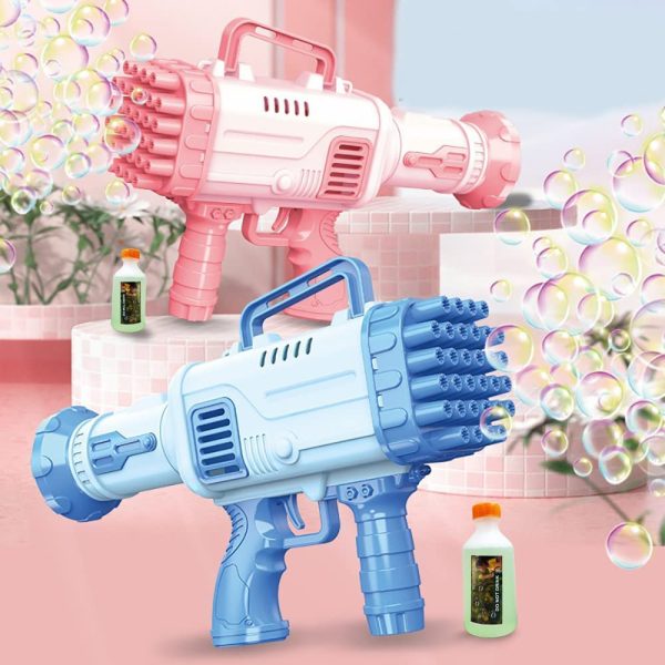 Set 2 x Jucarie baloane de sapun, Bubble Gun Bazooka