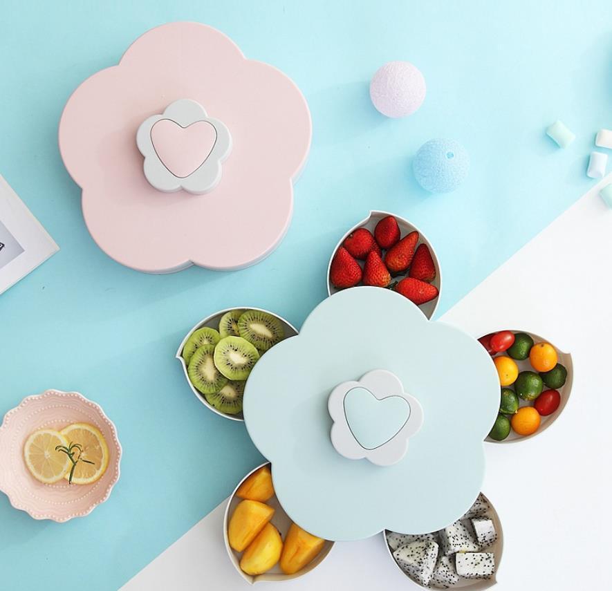 Cutie snacks cu sertare - Floare cu petale