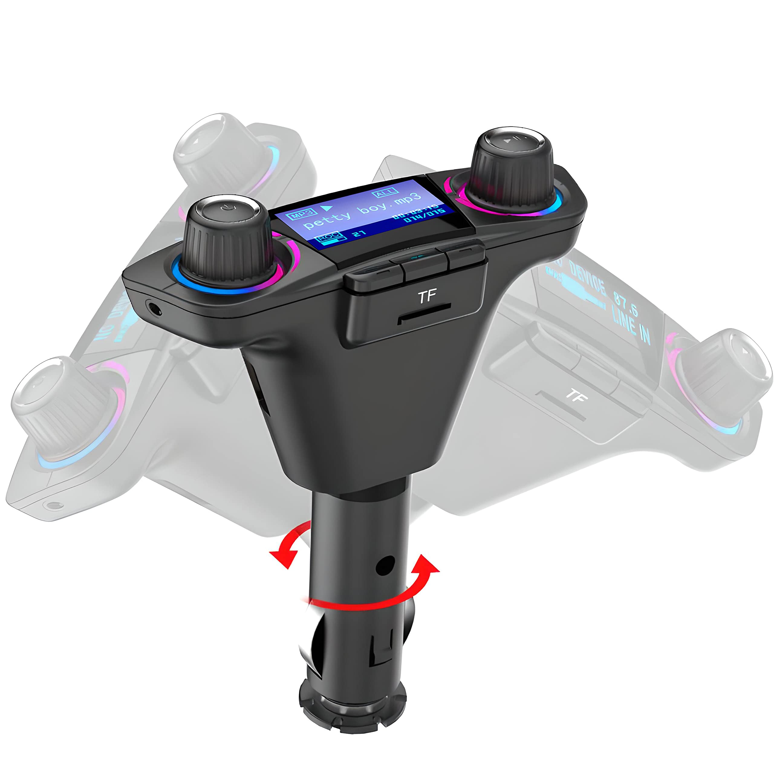 Transmitator auto FM cu MP3 Player si Bluetooth