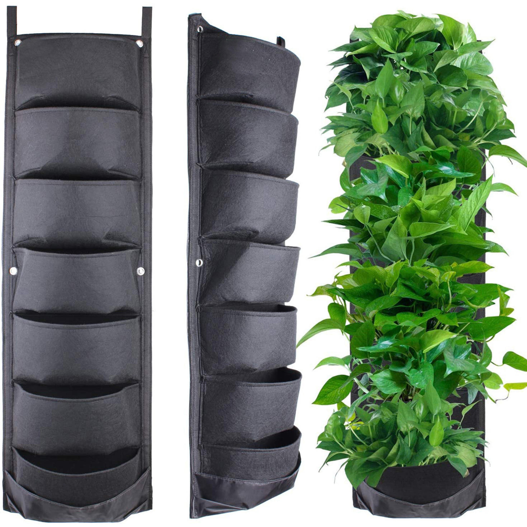 Jardiniera verticala impermeabila, suport de flori pentru gard