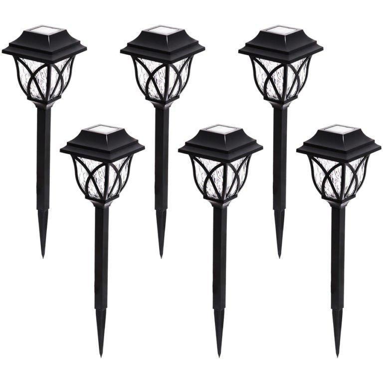 Set 12 x lampa solara felinar LED 43 cm