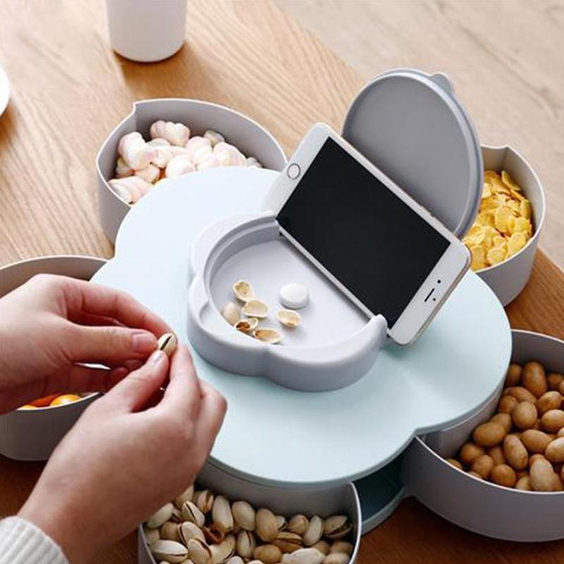 Cutie snacks cu sertare - Floare cu 5 petale