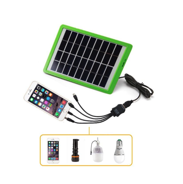 Panou solar portabil 8W cu functie de incarcare telefon