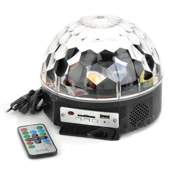 Proiector Disco Led Magic Ball Light cu telecomanda si Redare Audio MP3 