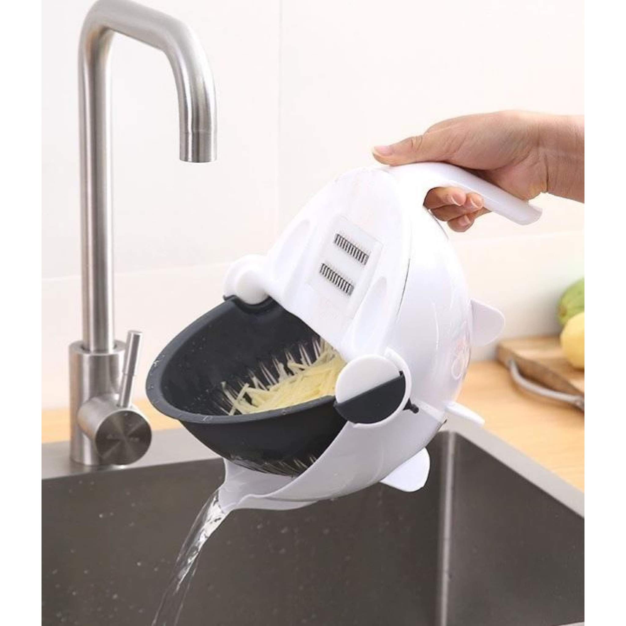 Feliator de legume cu strecurator, Vet Basket Vegetable Cutter