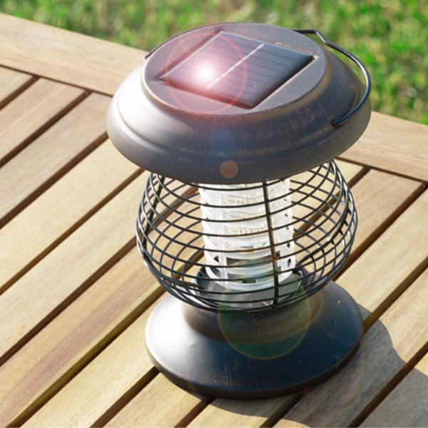 Felinar solar antiinsecte zburatoare, lumina UV