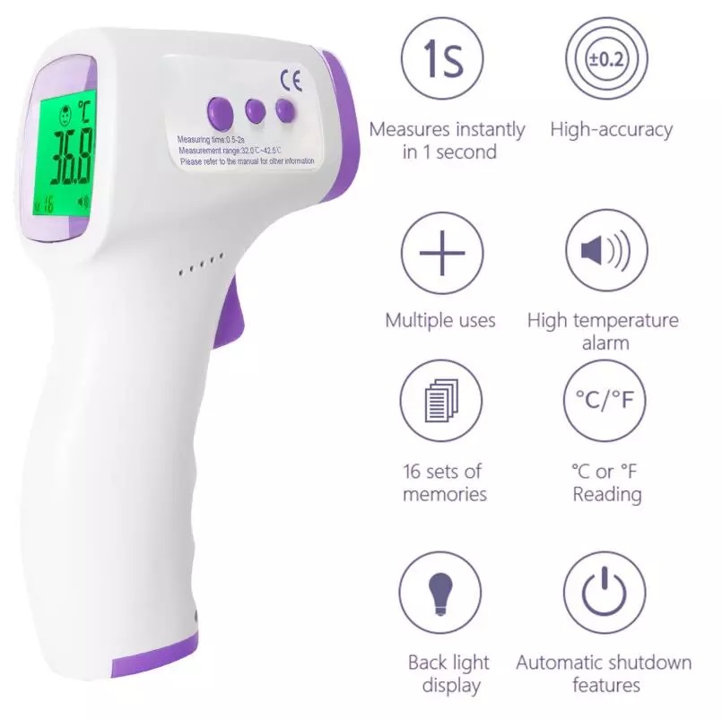 Tensiometru de brat + Termometru noncontact + Pulsoximetru