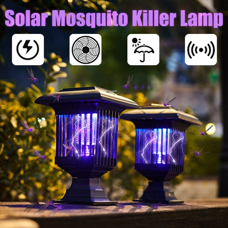 Felinar solar impotriva insectelor, lumina UV