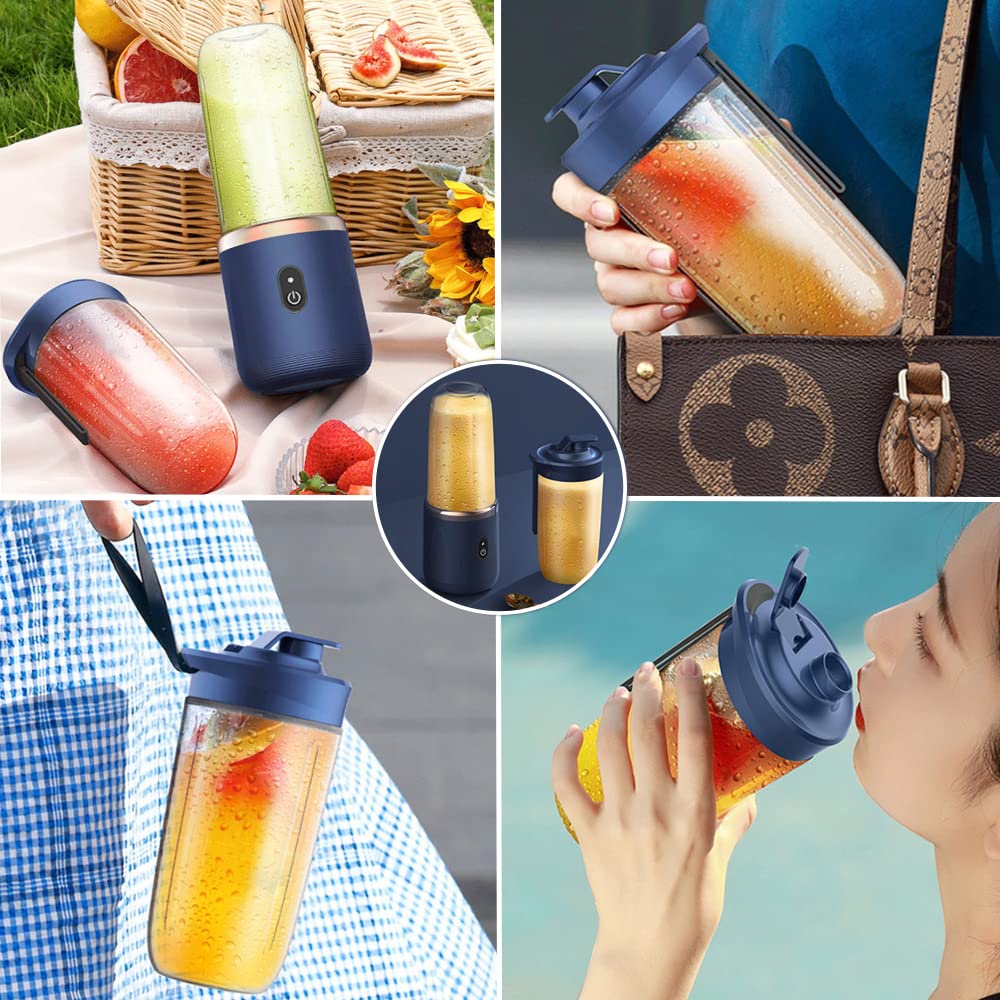 Blender electric portabil, 400 ml, Shake2Go