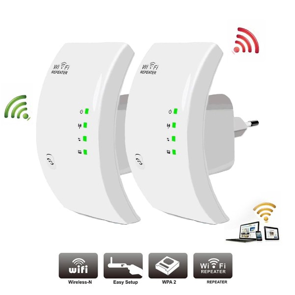 Set 2 x Amplificator retea semnal Wireless, Wi-Fi Repeater