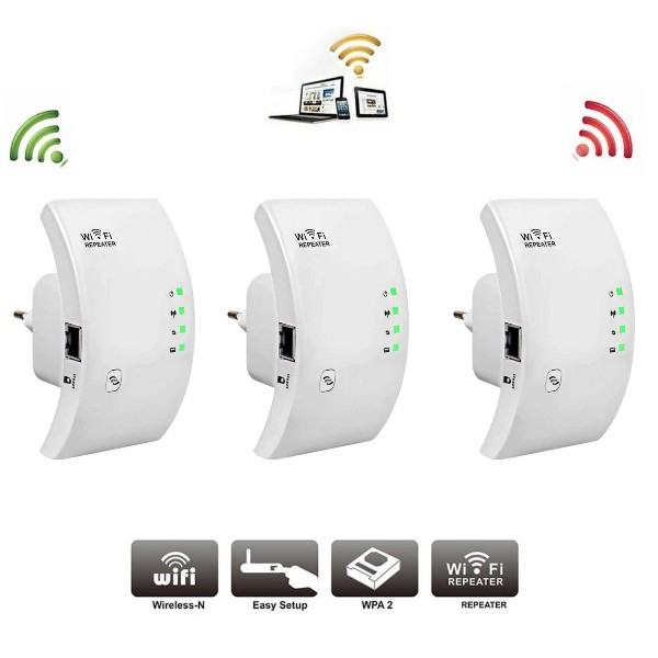 Set 3 x Amplificator retea semnal Wireless, Wi-Fi Repeater