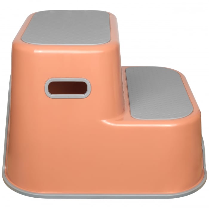 Scaunel inaltator WC pentru copii, FizioTab®Kids, Maro/Gri