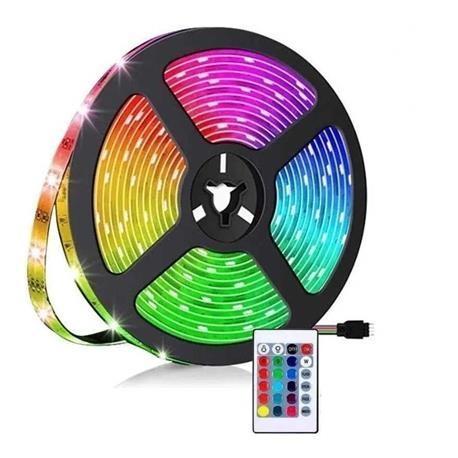 Set 3 x Banda LED RGB multicolor cu telecomanda 5 metri