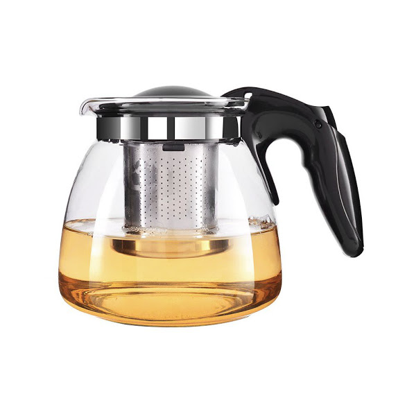 Ceainic din sticla, filtru din inox, capacitate 1100 ml, Skys Ertone