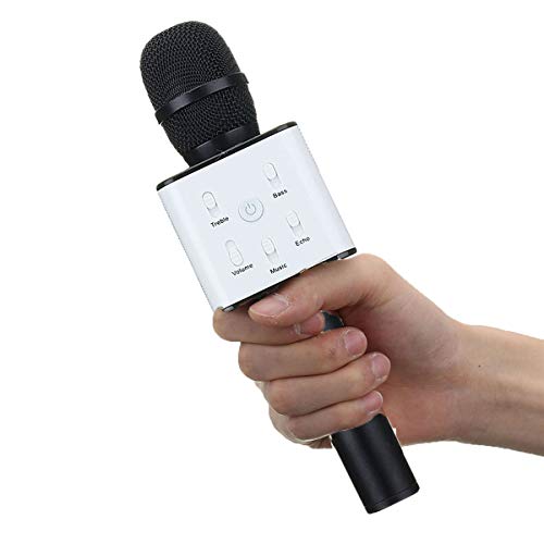 Microfon Karaoke fara fir Q7 Bluetooth portabil cu boxa