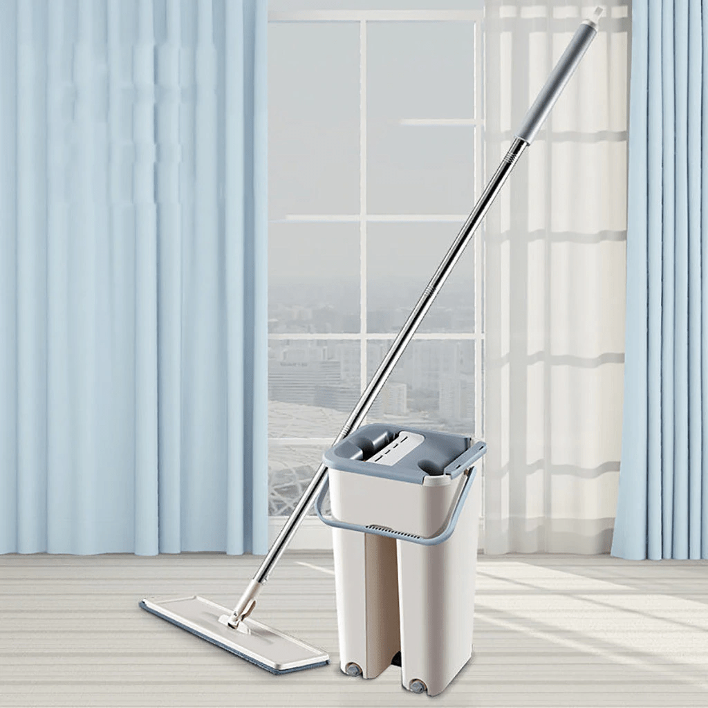 Sistem de curatare Flat Mop, mop pliabil cu galeata