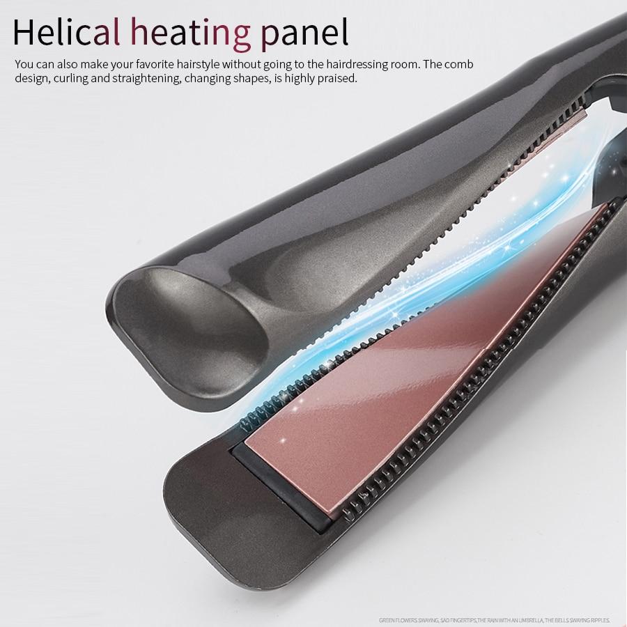Placa 2 in 1 pentru indreptat si ondulat parul, invelis ceramic cu turmalina