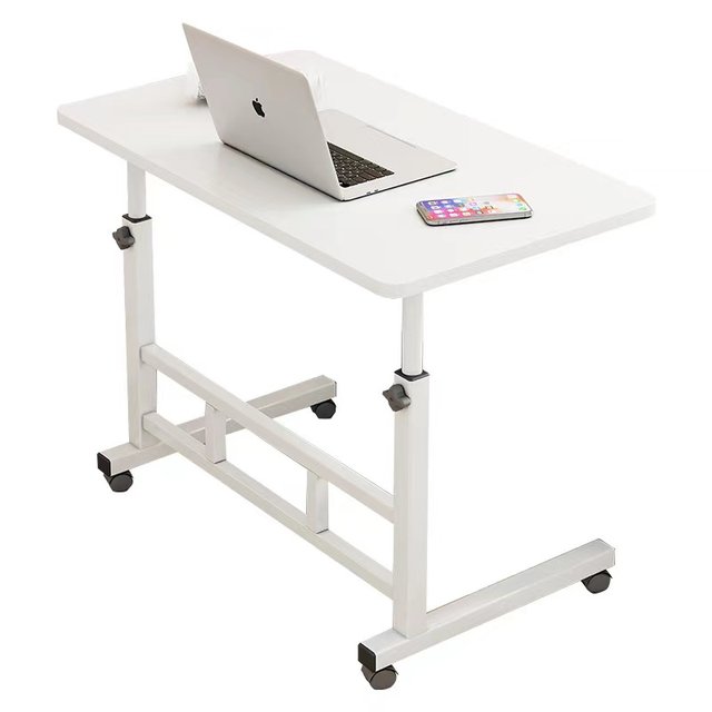 Birou reglabil pe inaltime, 40x80 cm, Alb