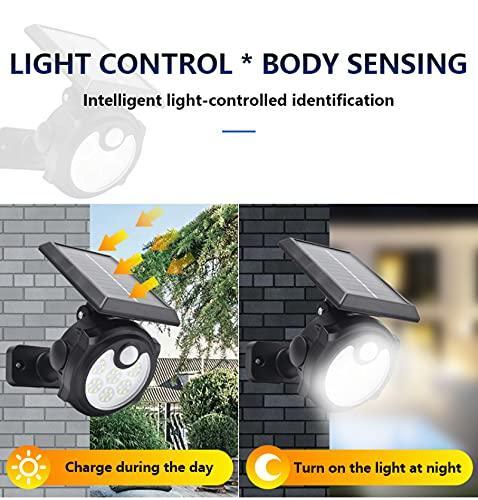 Set 2 x Lampa solara 48 LED COB cu senzor de miscare si lumina