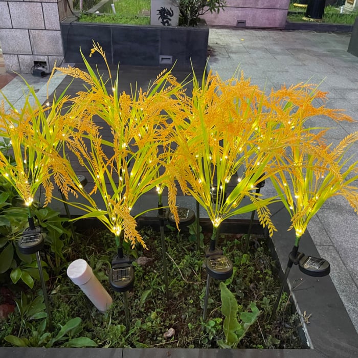 Set 2 x Lampa solara Spice de Grau 60 cm, IP66, LED cu Senzor Lumina