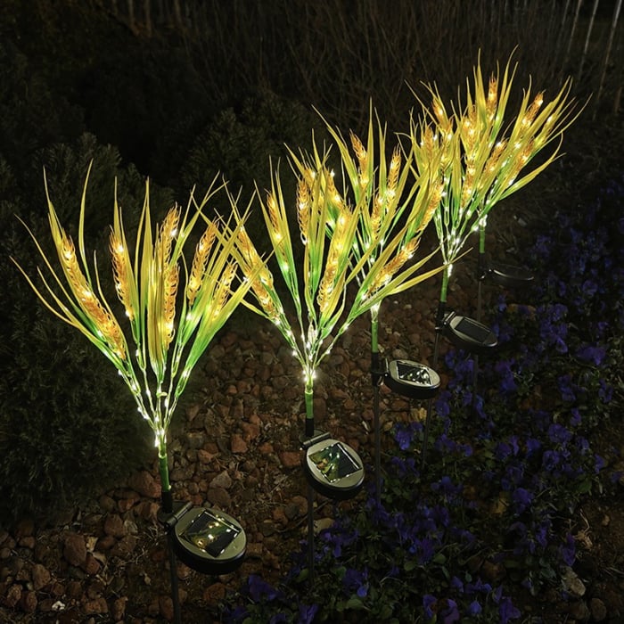 Set 2 x Lampa solara Spice de Grau 60 cm, IP66, LED cu Senzor Lumina