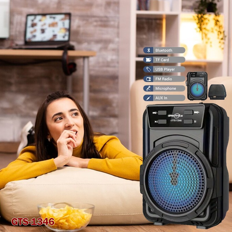 Boxa Bluetooth TF/USB format mp3, Radio FM
