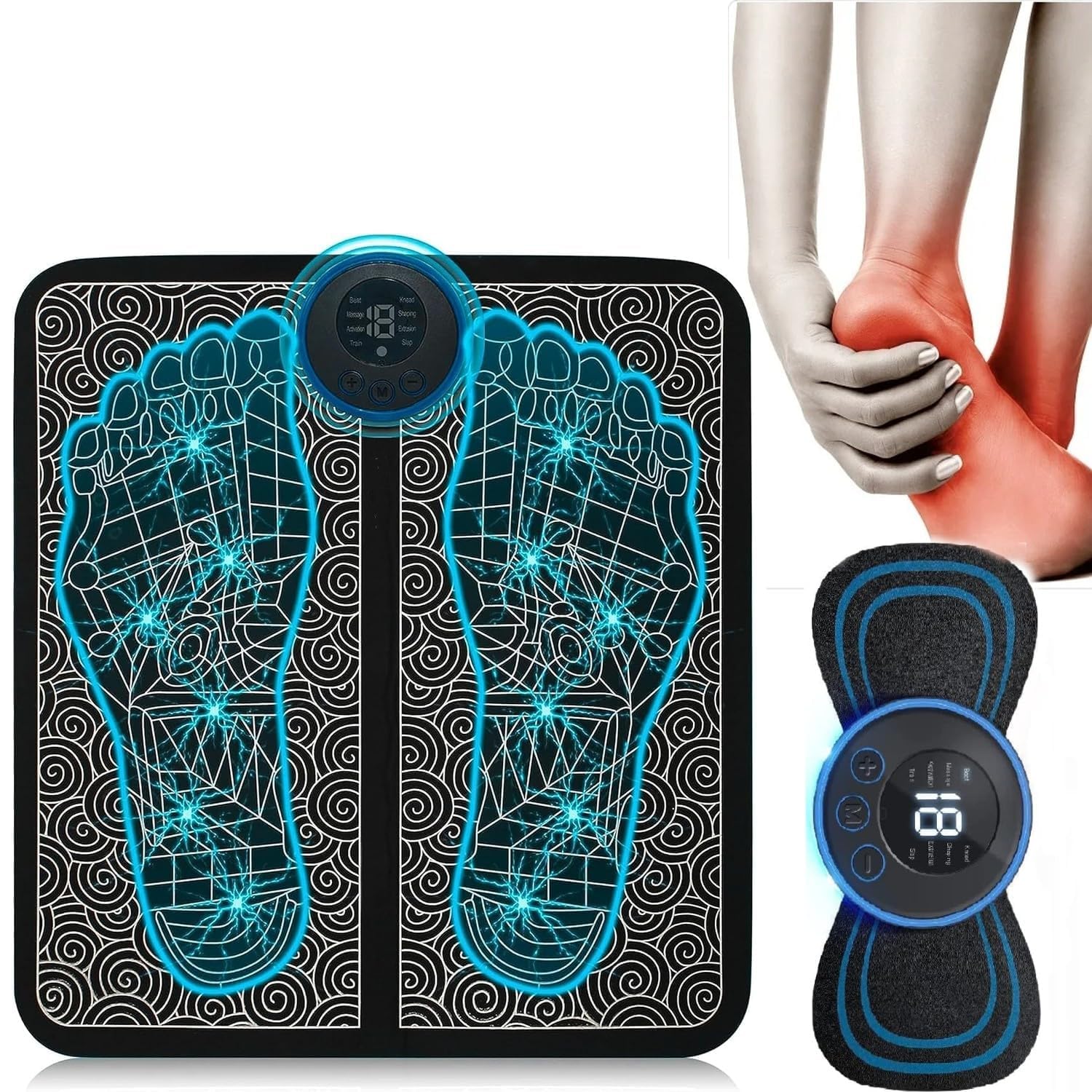 Aparat Smart Fitness EMS – electrostimulare pentru abdomen, brate, talie si picioare