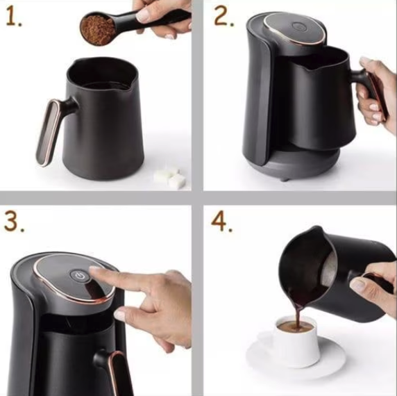 Aparat de cafea turceasca, 600 W, 500 ml