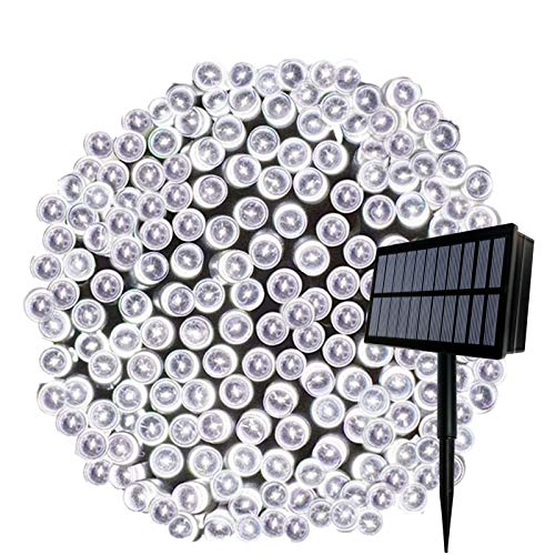 Instalatie solara Alb rece, pentru exterior - 500 LED