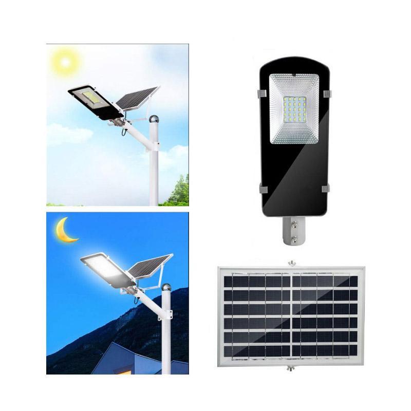 Lampa stradala cu incarcare solara, Jortan Slim 400 W