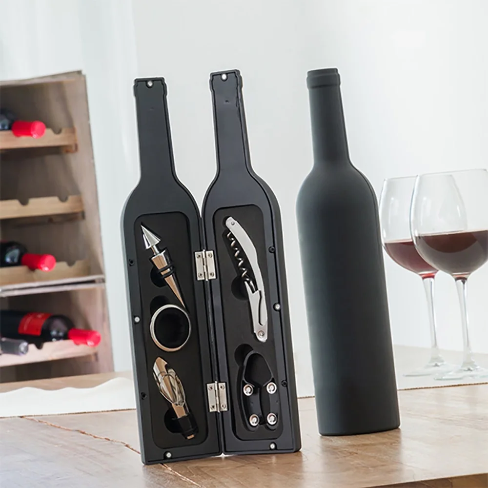 Set elegant de vin cu 6 accesorii