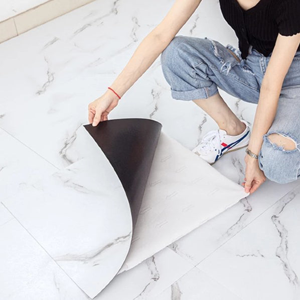 Set 5 Placi autoadezive PVC, 60x60 cm, Marmura