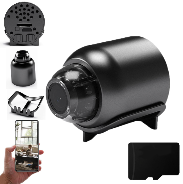 Mini camera Wi-Fi, Night vision, 1080p, Ascultare in timp real