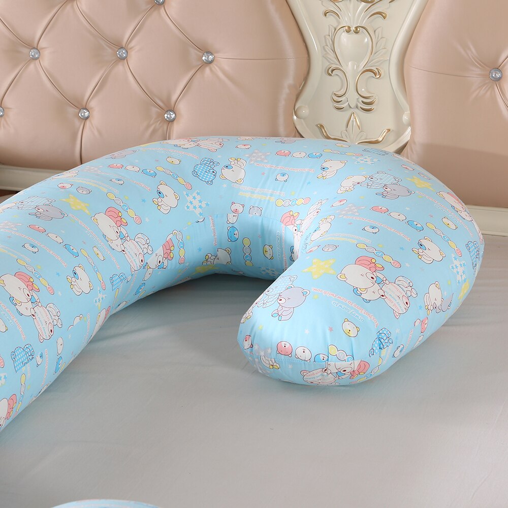 Perna Gravide cu husa Detasabila, Albastru cu Ursuleti