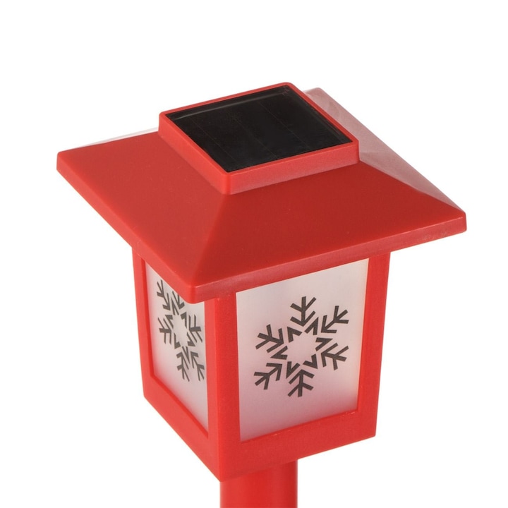 Set 3 x Felinar Solar Stick de Craciun, 38 cm