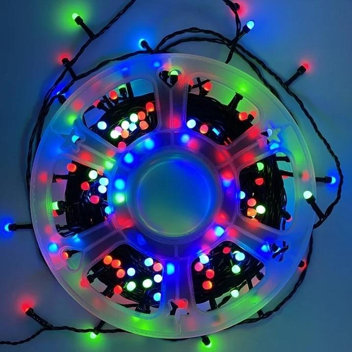 Instalatie LED fir 100 M, rola 500 LED, Multicolor