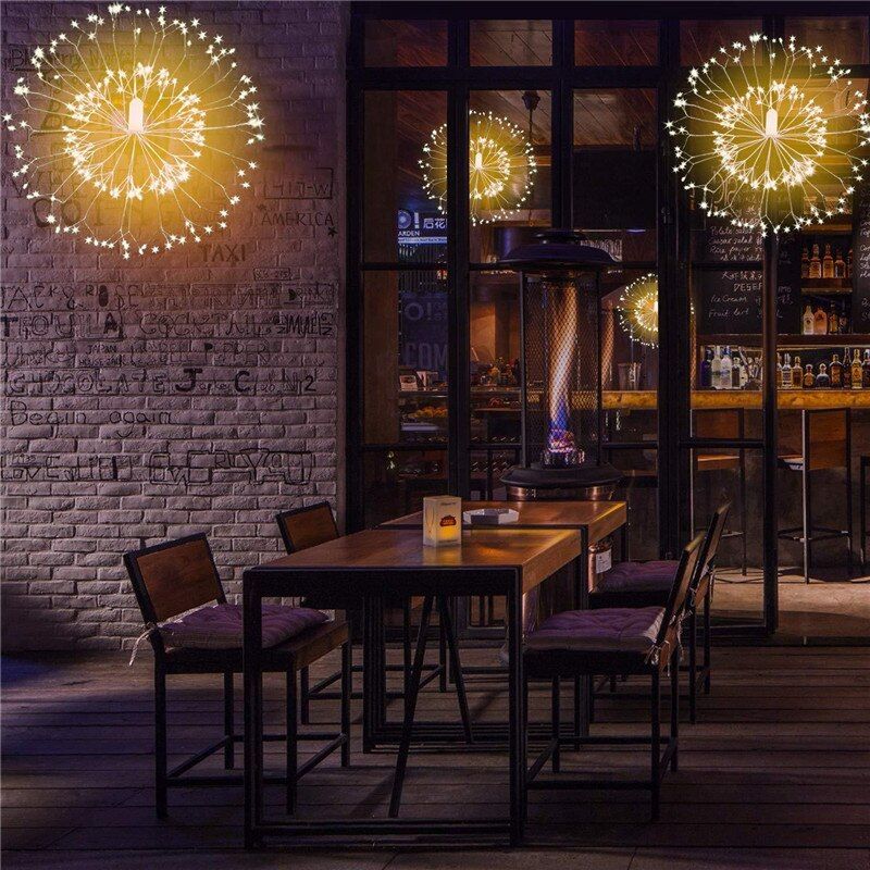 Instalatie tip artificii cu telecomanda