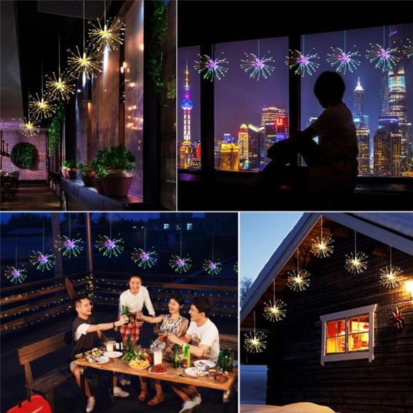 Instalatie tip artificii cu telecomanda